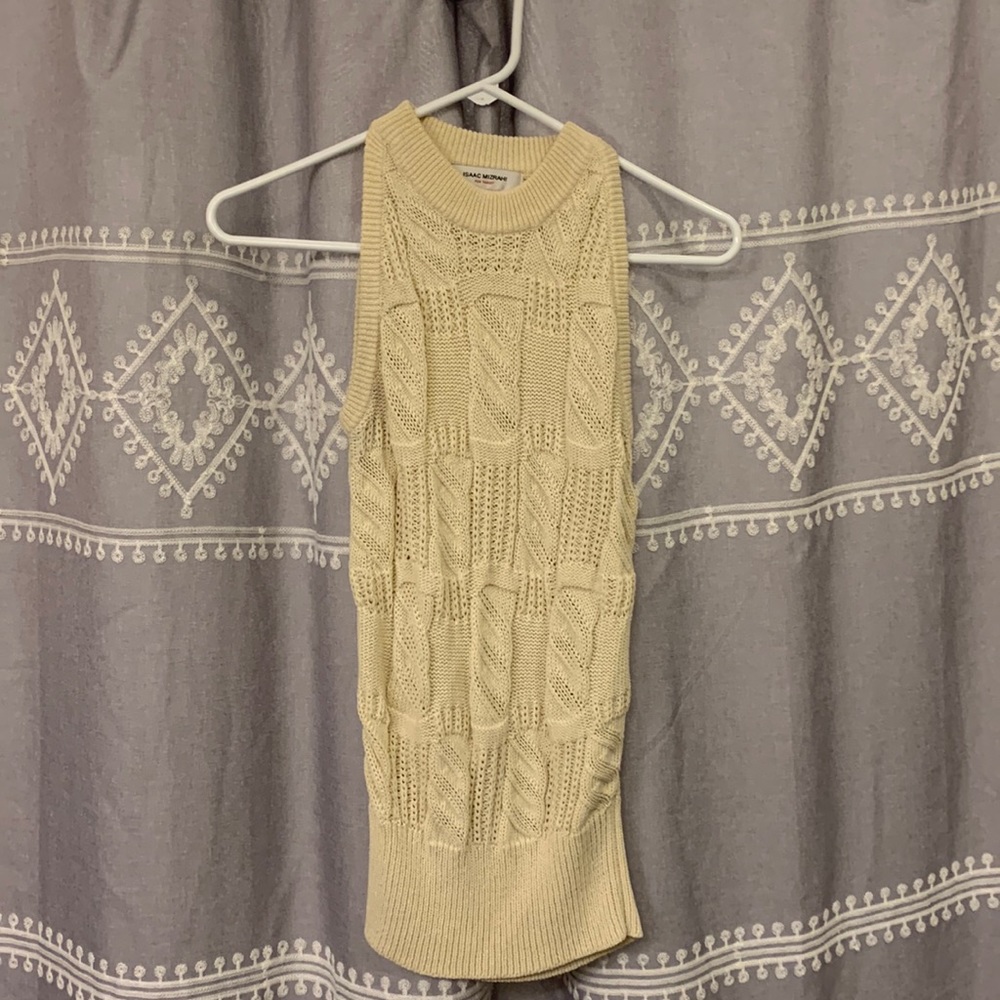 Isaac Mizrahi for target sleeveless sweater